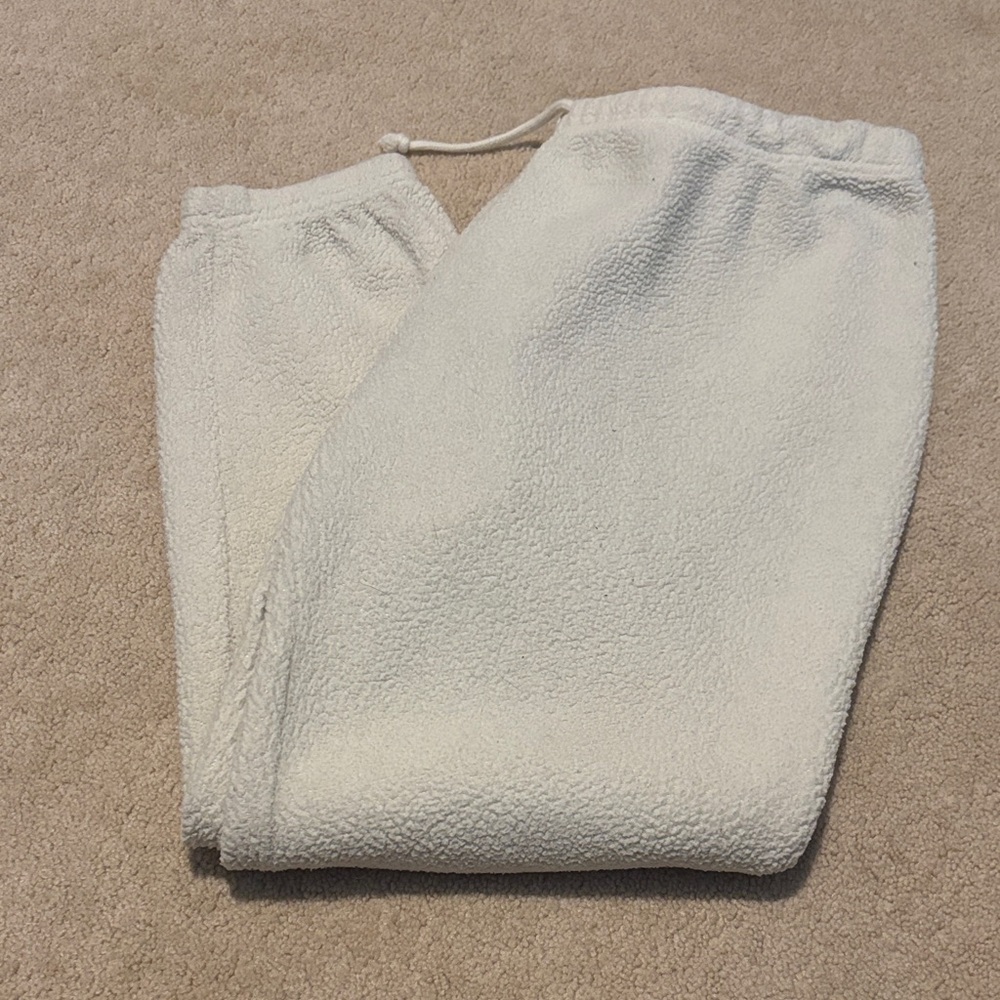 Como Vintage Cream Sherpa Pants